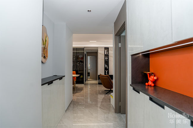 97㎡簡約風(fēng)，擴(kuò)大客餐廳空間，靈活改變起居動線，享受舒適生活